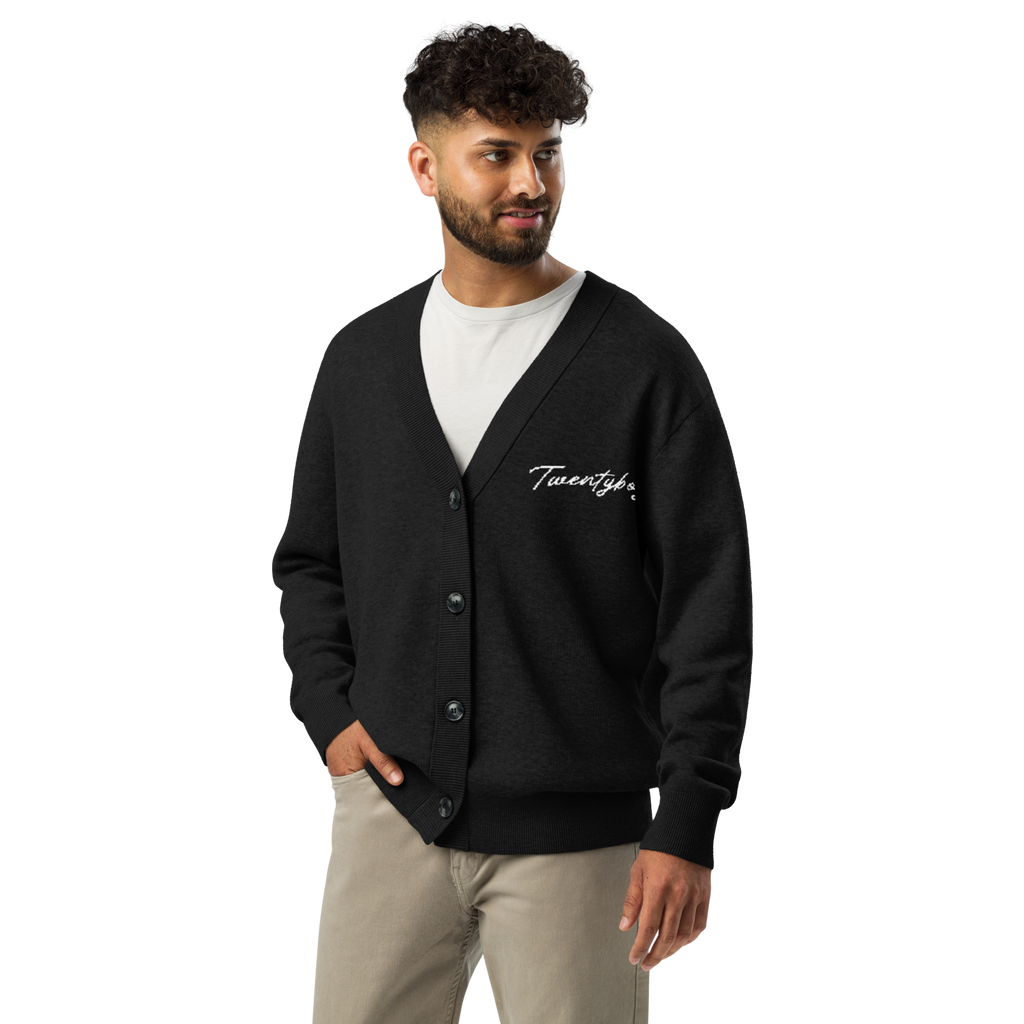 Twentyboy公式　ニットカーディガン　ブラック