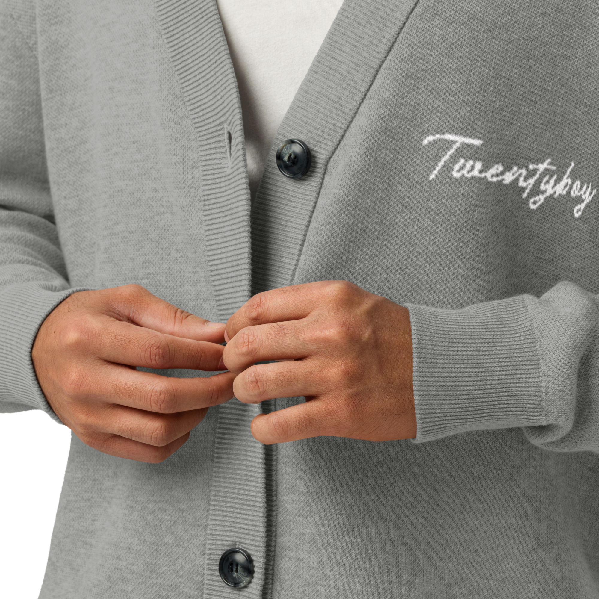 Twentyboy公式　ニットカーディガン　グレー